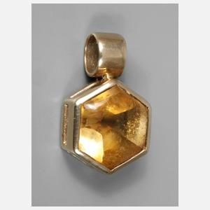 Anhänger mit Citrin