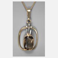 Anhänger mit Rauchquarz an Kette111