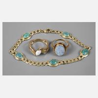 Konvolut Edelopalschmuck111