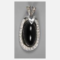 Anhänger mit Onyx und Diamanten111
