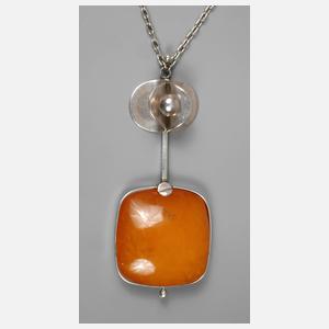 Collier mit Bernstein