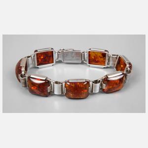 Armband mit Bernsteinen