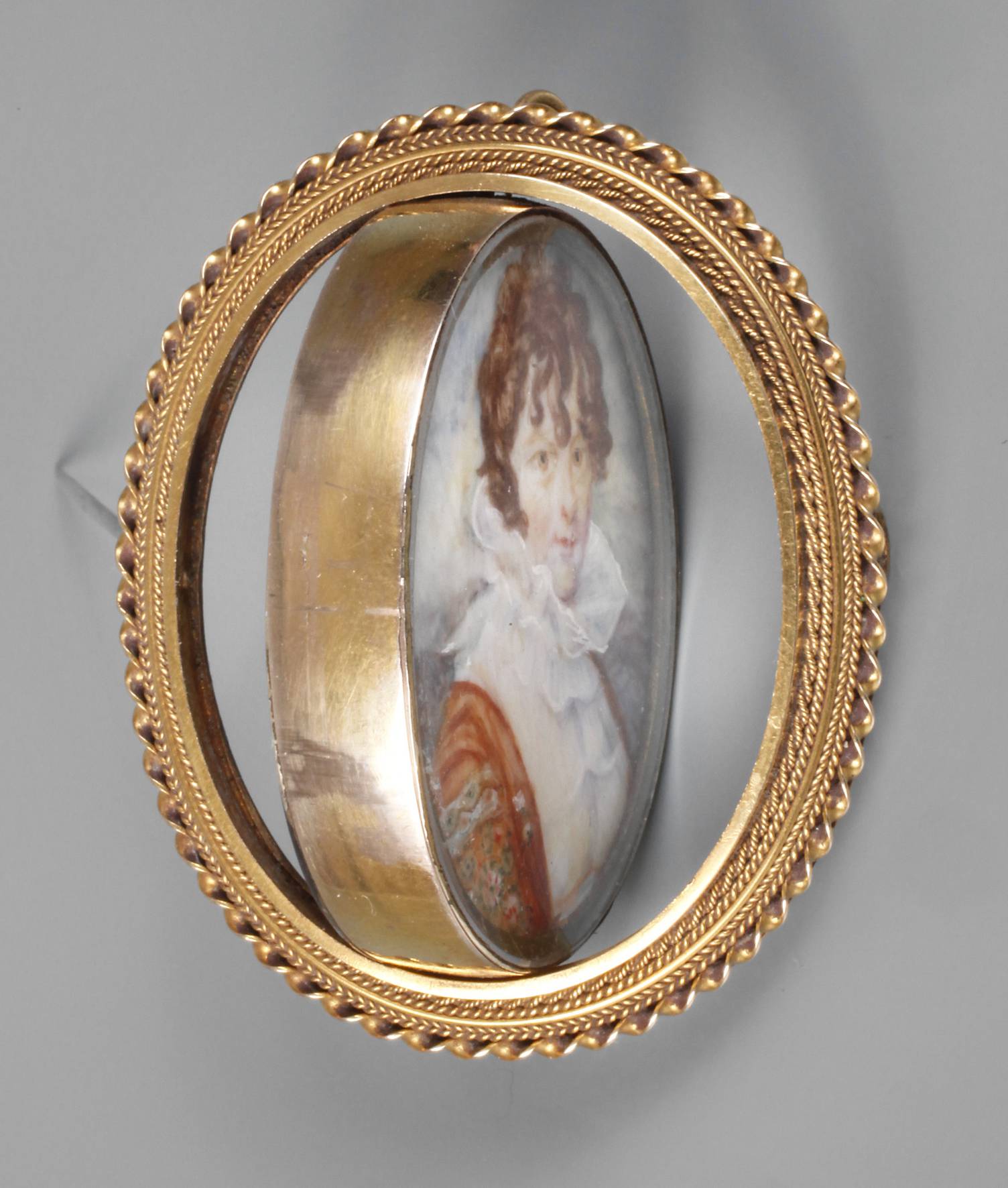 Wendebrosche Biedermeier mit Miniaturmalerei