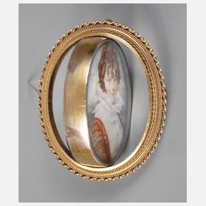 Wendebrosche Biedermeier mit Miniaturmalerei