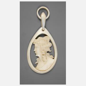 Feiner Anhänger Elfenbein