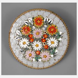 Brosche mit Millefiori-Arbeit