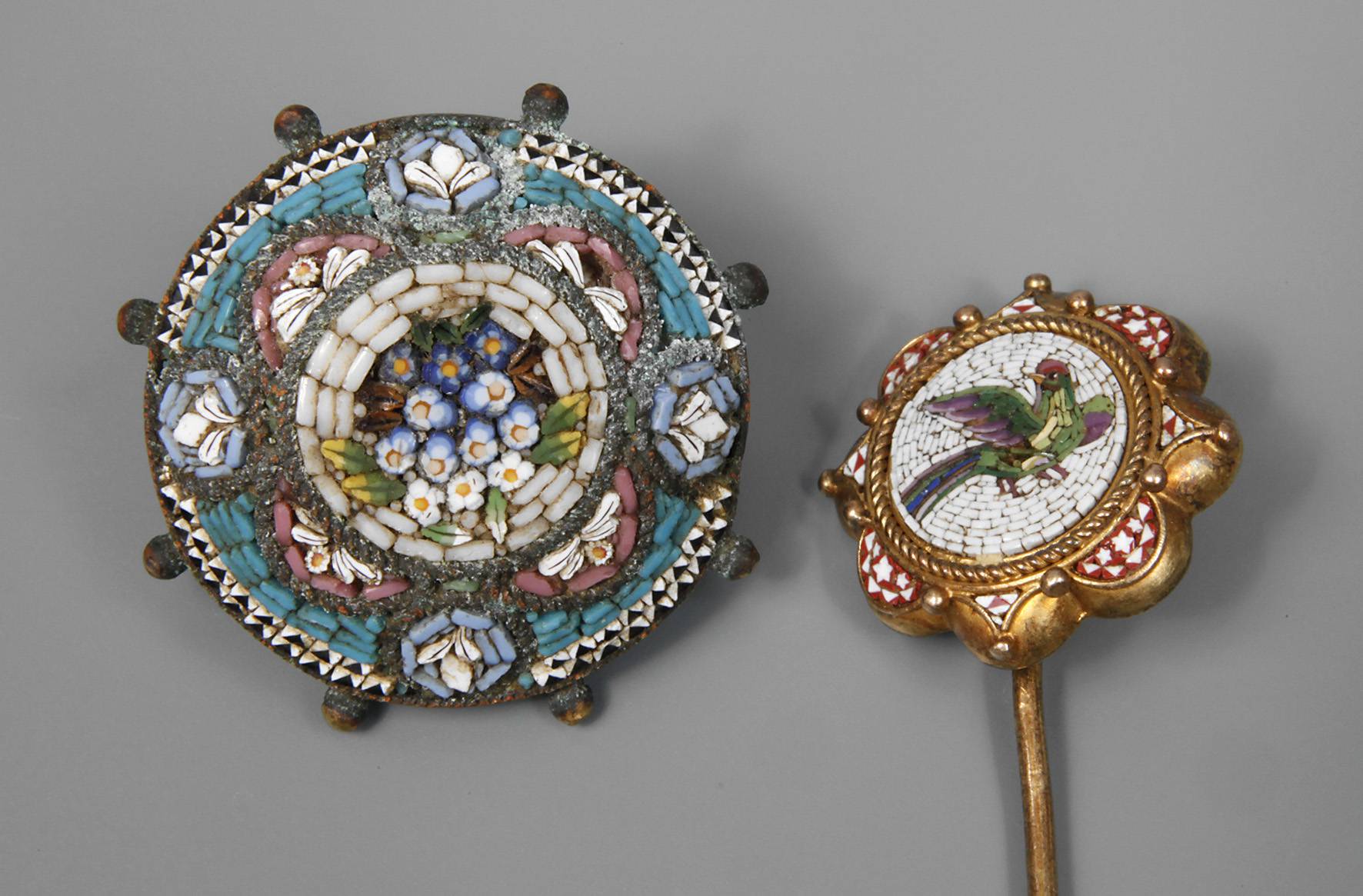 Zwei Teile Millefiori