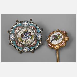 Zwei Teile Millefiori