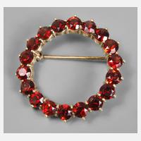 Brosche mit Granatbesatz111