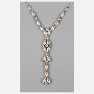 Collier mit Steinbesatz