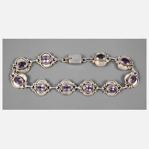 Armband mit Amethysten