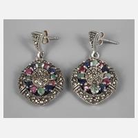 Paar Ohrhänger mit Steinbesatz111