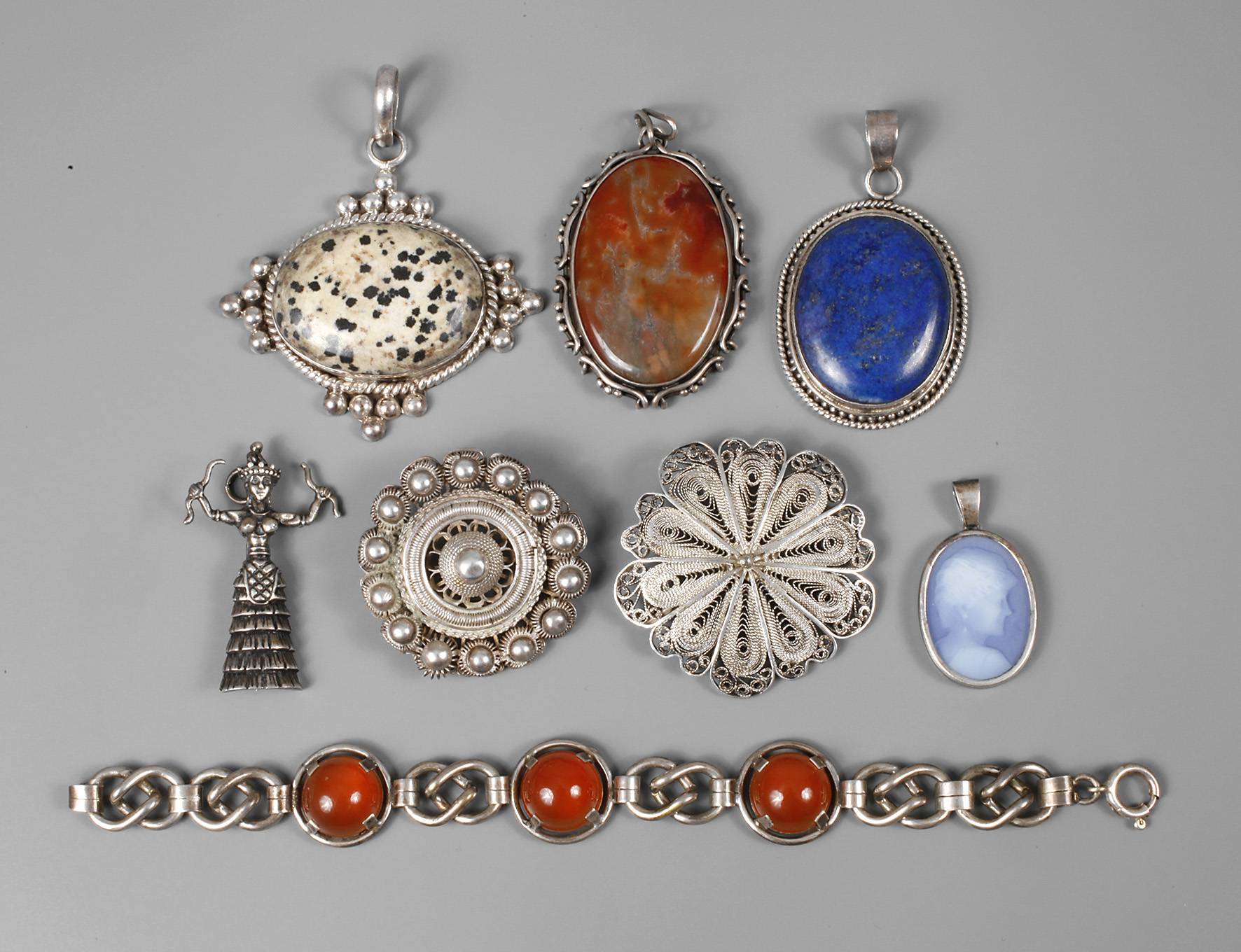 Konvolut Silberschmuck