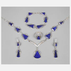 Schmuckset mit Lapislazuli