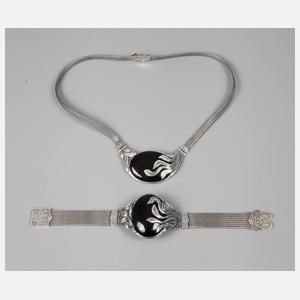 Schmuckset mit Onyx