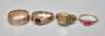 Vier Damenringe
