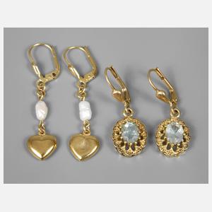 Zwei Paar Ohrhänger