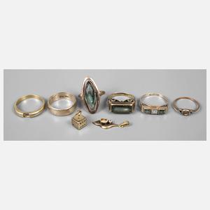 Konvolut Goldschmuck