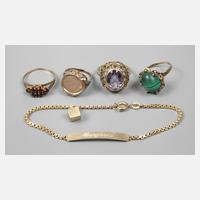 Konvolut Goldschmuck111