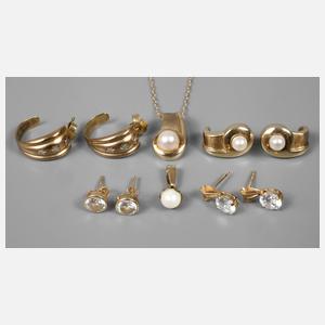 Konvolut Goldschmuck