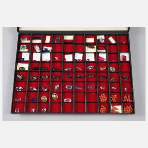 Umfangreiche Sammlung Schmucksteine