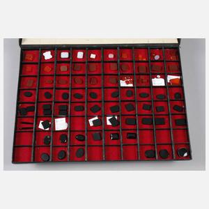 Umfangreiche Sammlung Schmucksteine