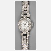 Damenuhr Weißgold mit Diamantbesatz111