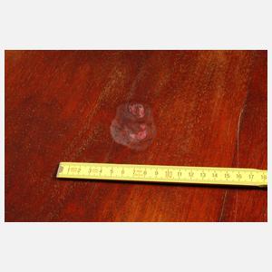 Klassizistischer Esstisch und sechs Stühle