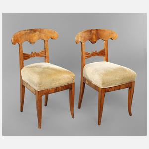 Paar Biedermeierstühle