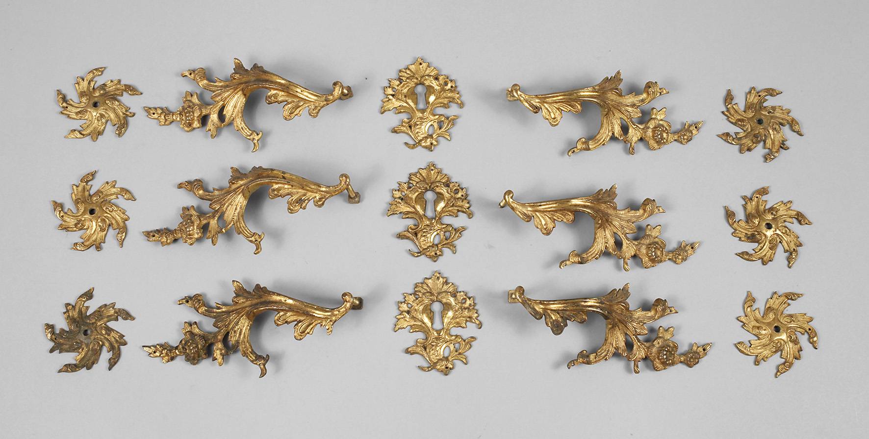 Satz Barockbeschläge