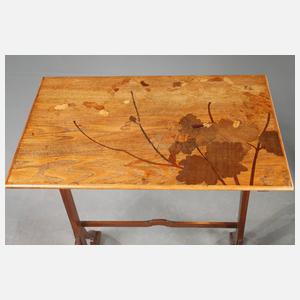 Vier Satztische Gallé