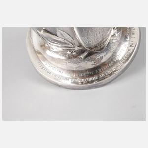 Silber übergroßer Regattapokal Jugendstil