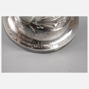 Silber übergroßer Regattapokal Jugendstil