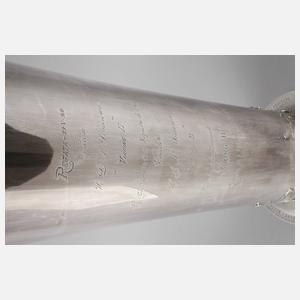 Silber übergroßer Regattapokal Jugendstil