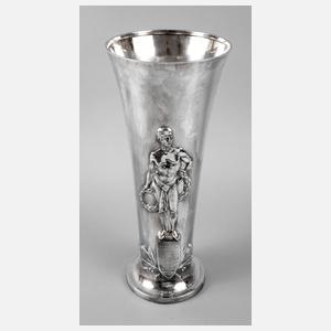Silber übergroßer Regattapokal Jugendstil