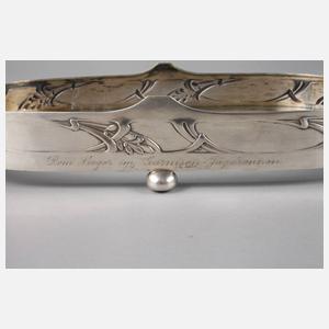 Silber Henkelschale Jugendstil