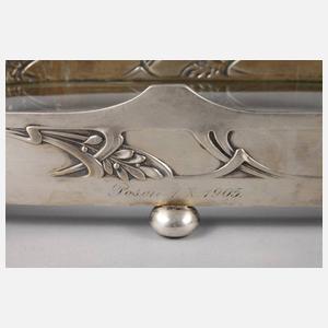 Silber Henkelschale Jugendstil