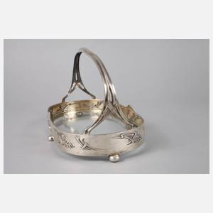 Silber Henkelschale Jugendstil