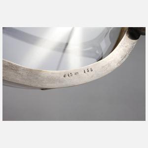 Silber Henkelschale Jugendstil