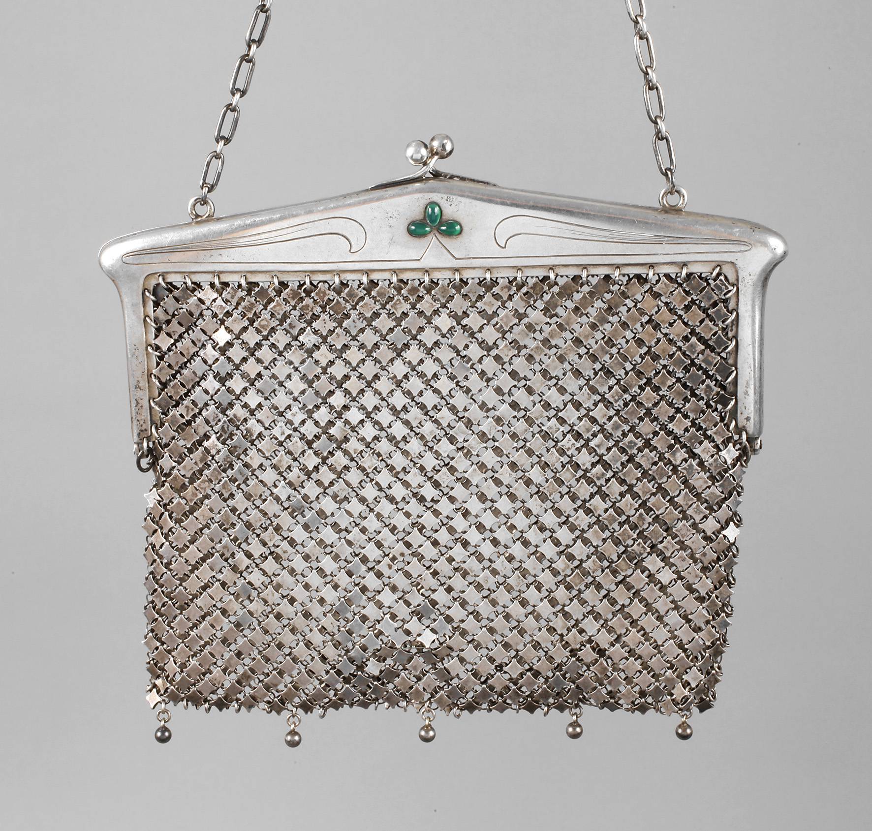 Silber Theatertasche Jugendstil