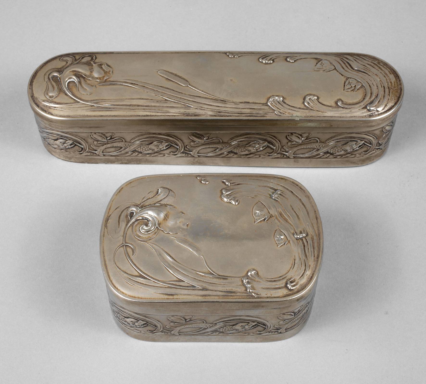 WMF Geislingen zwei Deckeldosen