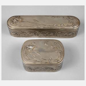 WMF Geislingen zwei Deckeldosen