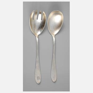 Silber Salatbesteck Hans Christiansen