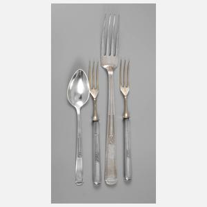 Vier Besteckteile Joseph Maria Olbrich