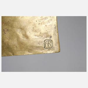 Bronzeschale mit Streichholzhalter