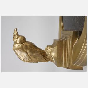 Schreibtischschale mit Geier