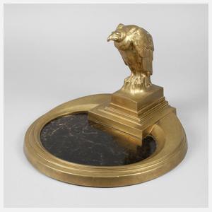 Schreibtischschale mit Geier