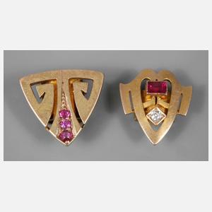 Zwei Uhrenkettenschieber