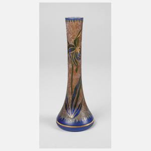 Ätzglasvase Jugendstil