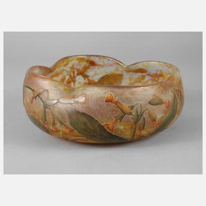 Daum Nancy Ätzglasschale Jugendstil